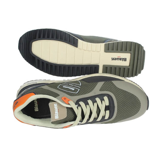 Sneaker Uomo BLAUER in tessuto nylon e pelle – S3HOXIE01/RIP ELEPHANT - immagine 5