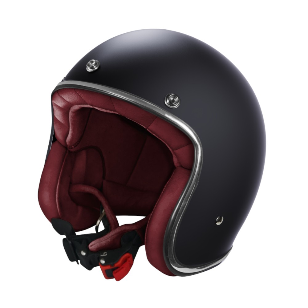 STORMER QUARTZ NERO OPACO Casco Jet - immagine 2